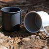 300ML Camping Mug Aluminium Alloy Folding Cup Nature Hike Mug Ultra-Light Camping Travel Water Cup Outdoor Camping Cookware