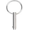 4.8*51mm, 4.8*35mm,4.8*65mm BSET MATEL Marine Grade 316 Stainless Steel 3/16 Inch Quick Release Ball Pin For Boat Bimini Top Deck Hinge Marine Hard