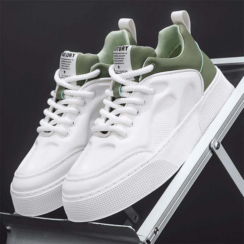 Spring Summer Sneakers Man High Quality Breathable Soft Sole Casual Board Shoes Men's Lace-up Platform Vulcanized Shoes