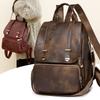 Backpack Women's Bag Fashion Large Capacity Retro Soft Leather Women's Backpack