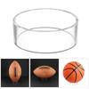 Acrylic Ball Stand Clear Round Display Stand Support Holder For Football Basketball Rugby Soccer