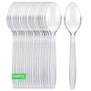 Plastic Spoon Party Tableware Plastic Cutlery Reusable Plastic Spoon Party Cutlery (Pack Of 100)
