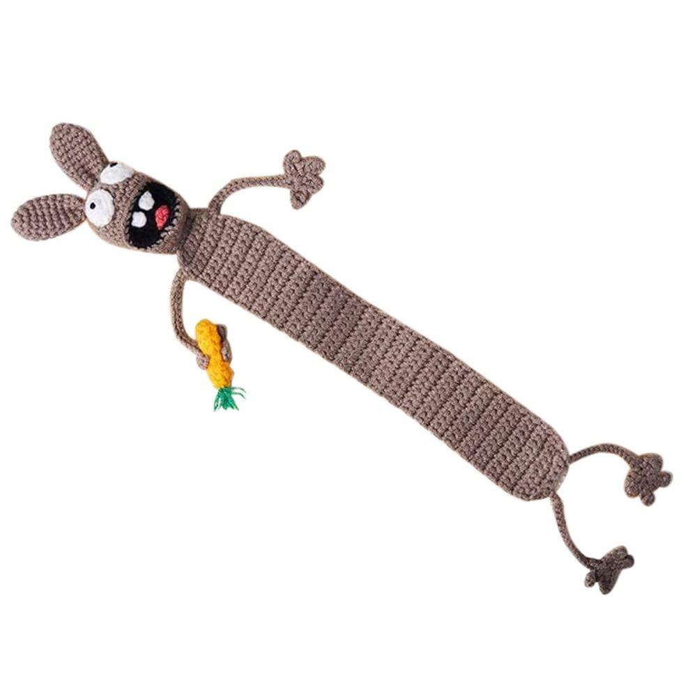 DIY Book Clip 3D Crochet Knitting Bookmark Index Divider Book Support