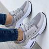 New In Platform Sneakers Fashion Plus Size Casual Wedge Sport Shoes Ladies Lace-up Mesh Breathable Women Vulcanized Shoes