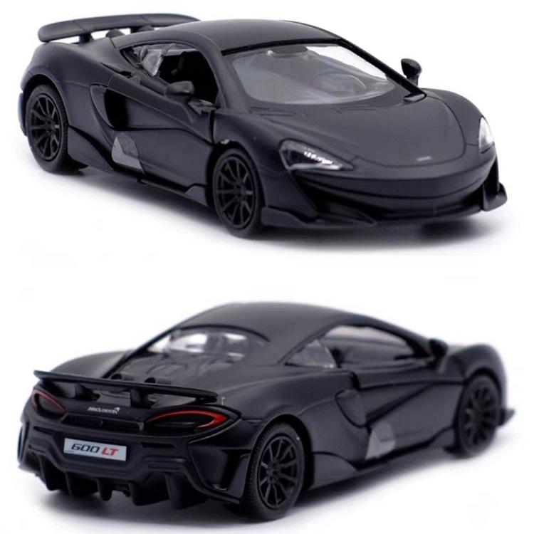 McLaren 600LT Supercar 5 Inch Metal Car Simulation Diecast & Toy Vehicles RMZ City 1:36 Alloy Model Pull Back Action