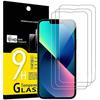 Tempered Glass Screen Protector - for iPhone 13 - 3 Pieces - Shock Resistant - 9H - Transparent