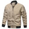 USA Size Men's Lightweight Bomber Jacket for Spring Autumn - Casual Flight Pilot Varsity Baseball Coat