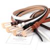 Solid Color Simple Gold Buckle Women Slim Waist Belt Casual Versatile And