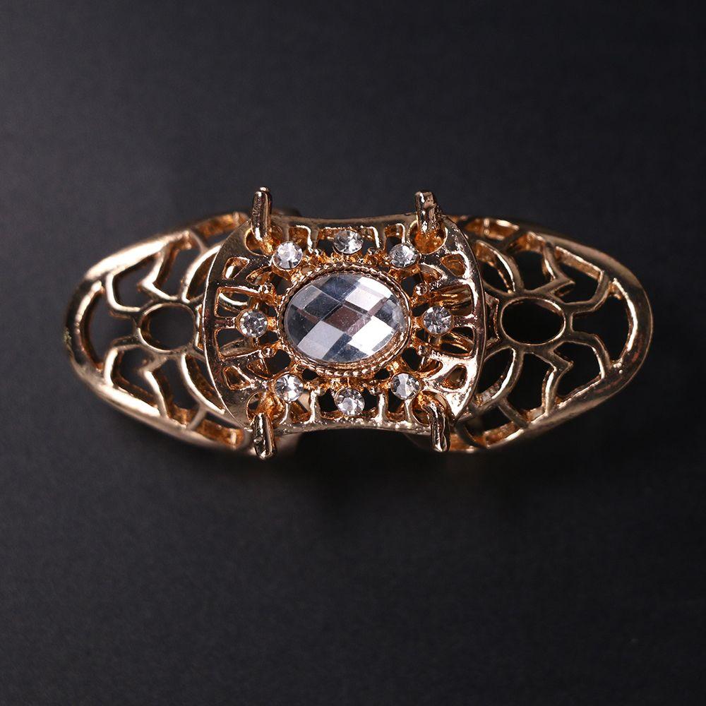 Cool Punk Rings Hollow Scroll Joint Fashion Jewelry for Women /Men Ring Full Finger Claw Rings