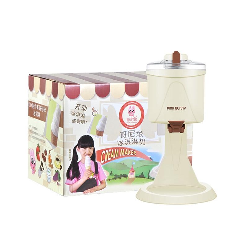 Ice Cream Machine Fully Automatic Mini Fruit Ice Cream Maker for Home Electric DIY Kitchen Household Use Fruit Dessert Machine