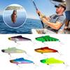 10CM/33G VIB Fishing Lure with Hooks Sinking Reflective 3D Hard Artificial Bait Freshwater Saltwater Trout Bass Walleye Fishing Accessories