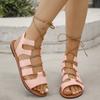 Fashion Women Lace Up Platform Sandals Women Trend Anti-slip Fashion Designer Shoes Slip On Casual Sandals New Summer Shoes for Women