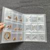 84/160/288 Grid Transparent Jewelry Storage Book Self Sealing Jewelry Storage Bag for Ring Necklace Photo Jewelry Card Organizer