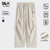 Baleno Men's SK Series Letter Print Corduroy Casual Pants