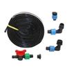 16mm Drip Tape Kit 40 / Streamline 80m Agriculture Tools Flat Belt Drip Irrigation Swivel Hose With 15/20 / 30cm Space