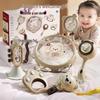Newborn Early Education 4-in-1 Rattle & Musical Instrument Set for Visual and Auditory Development