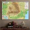 Wall Map,Romanian Map Series Background Cloth Map of Romania Home Wall Decor Painting,Geographical Tools,Tourism/education Tools