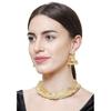 Jewellery Set for Women Gold Plated Pearl Necklace Set Traditional Temple Choker Necklace Set for women/Jewellery Set with Earrings