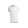 Run It Tee M Logo Training Sports Short Sleeve T-Shirt Men Tops White ED9292