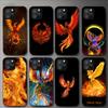 The Rising Fire Phoenix Bird Phone Case For Iphone 11 12 Mini 13 14 Pro Xs Max X 8 7 6s Plus 5 Se Xr Shell