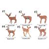 62KD Artificial Deer Family Figurines Miniature Cake Toppers Home Decoration