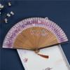Chinese Style Multiple Colors Decorative Folding Fan Ornament Art Craft Performance Props Bamboo Dance Party Show Gift Accessories
