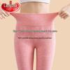 Langsha Women's Seamless High-Waist Thermal Leggings with De Velvet, Wool & Silk