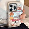 Personalized Cartoon Puppy Illustration Suitable for Apple 16 Mobile Phone Case 14 Transparent IPhone 15 Promax Anti Fall 11 Soft