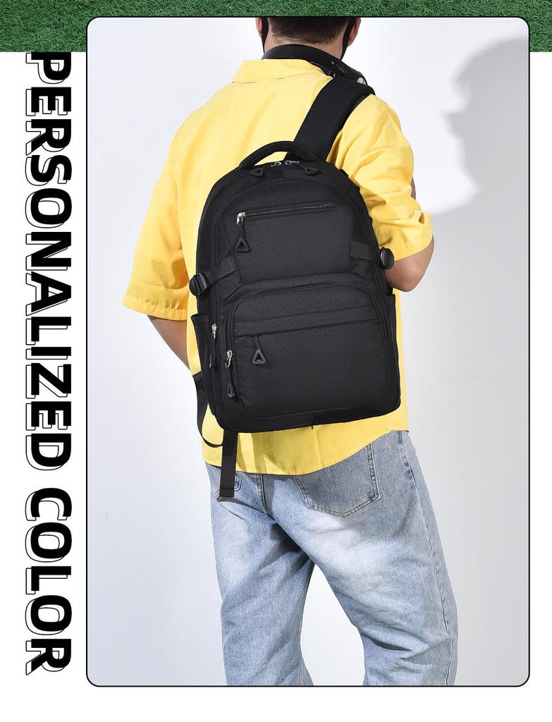 Korean Style Large Capacity Student Backpack - Simple Design for Junior High and College Students