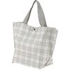Captain Stag OUtdoor Tote Bag Multi Bag Foldable Storage Gray Check Ut 528