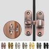 Door Lock Latch 90/180 Degree Anti-Theft Buckle Sliding Barn Door Lock Zinc Alloy Sliding Door Hasp Right Angle Lock Hardware