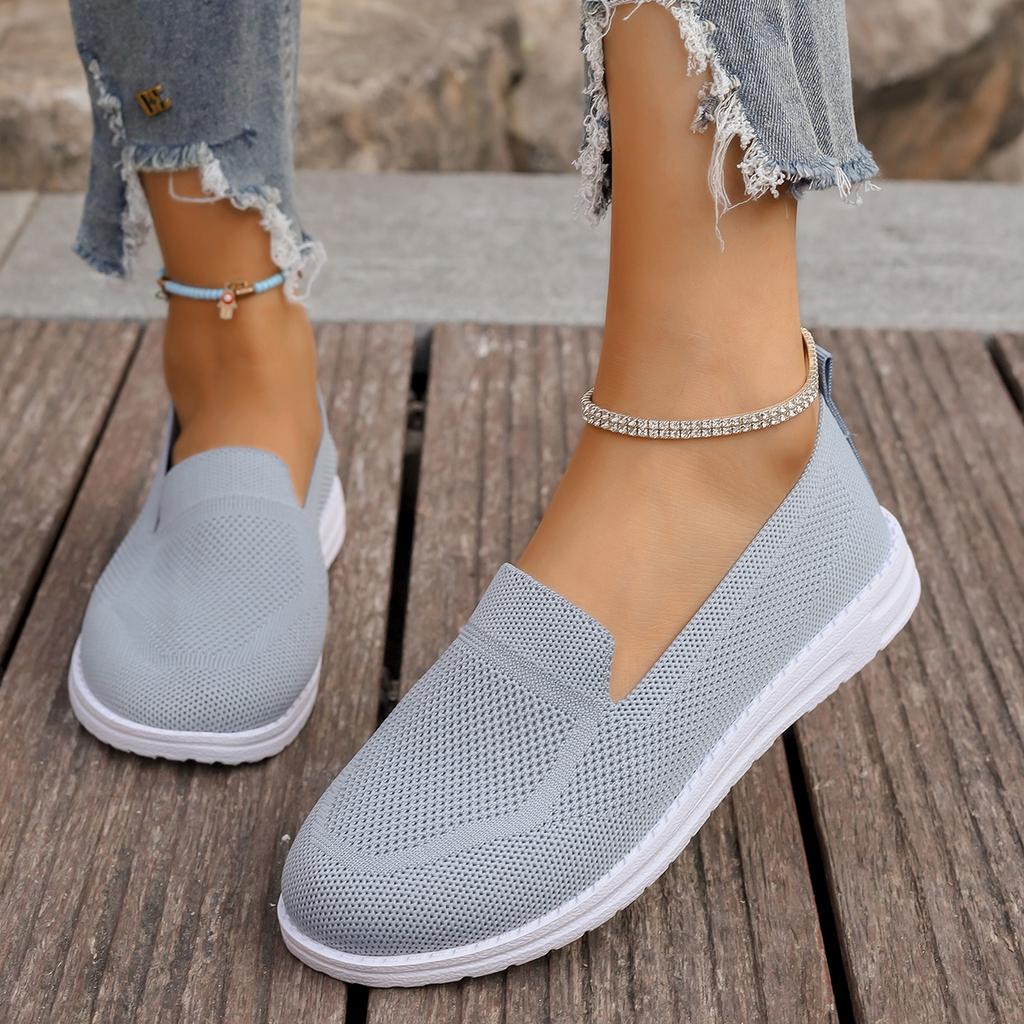 Fashion 2025 Spring Summer Breathable Mesh Flats Shoes for Women Comfortable Slip On Casual Shoes Woman Lightweight Soft Bottom Loafers