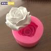 3D Rose Bloom Shape Cake Fondant Silicone Mold Flower Candle Mold Cupcake Jelly Candy Chocolate Decoration Baking Tool Mould