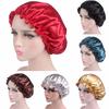 Female Long Hair Care Cap Treated Satin Sleep Cap for Women Coconut Oil