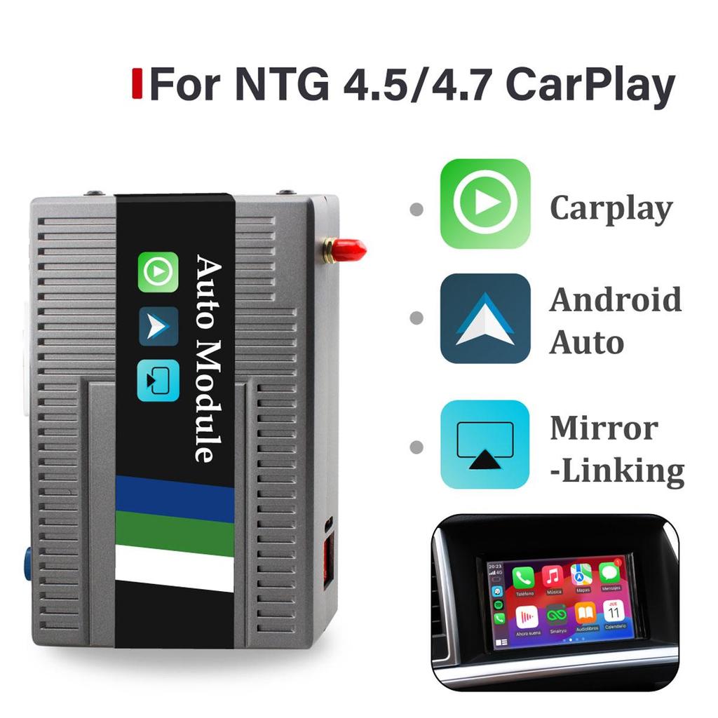 Sinairyu Wireless CarPlay Android Auto Interface Mirror-Link Compatible For Mercedes Benz ML GL Class with NTG4.5/4.7