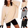Fashion Women's Oversized Sweatshirt Casual Hooded Long Sleeve Pullover Tops