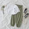 2022 Summer Korean Style Harem Pants & Short Sleeve T-Shirt Set for Women