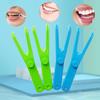 Interdental Cleaner Portable User-friendly Effective Y Type Gentle Health Care Tool Plastic Dental Floss Replacement Rack for Household