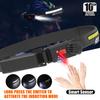 New Upgrade Rechargeable LED Sensor Headlamp XPE+COB Headlight Led Head Torch 18650 Battery Work Light Camping Fishing Lantern