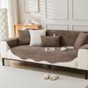 Winter Plush Simple Modern Sofa Cushion Solid Color Sofa Cover Thickened Warm Non-Slip Sofa Cover Towel