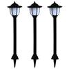 Solar Lamp - vidaXL - 3 Pcs - LED - Black - Solar Energy - Outdoor