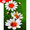 Diamond Flowers Pictures With Rhinestones Diamond Painting Flower Full Round Diamond Embroidery