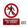 No Entry Sign  (PVC 0.7mm) 30x40cm Normal Light