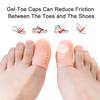 2pcs Big Toe Protector Thumb Care Silicone Soft Breathable Foot Corns Blisters Toe Cap Cover Finger Protection