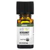 Pure Essential Oil, Organic Bergamot, 7.4 Ml (0.25 Fl Oz)