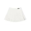 Fashion Simple Classic Versatile Tennis Pleated Skirt Shorts Women Skirts Cloud-Mushroom-White F11W439306FWT