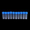 10/20/50/100X 5Ml Chemistry Plastic Test Tubes Vials Seal Caps Pack Container
