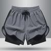 2024 Men's Quick Dry High Elastic Sports Shorts: Breathable Running, Fitness, Yoga Anti-Exposure 2-in-1