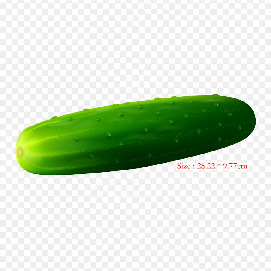 Cucumber Pickled Cucumber Iron On Heat Transfer Printing Vinyl Patches Sticker for Clothes DIY Appliques Washable Patches