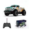 New 1:24 Full Scale LED Light Off-Road Jeep Remote Control Car 10km/h Battery Controlled Children's Toy Car Boy Gift Anti-Fall Anti-Collision